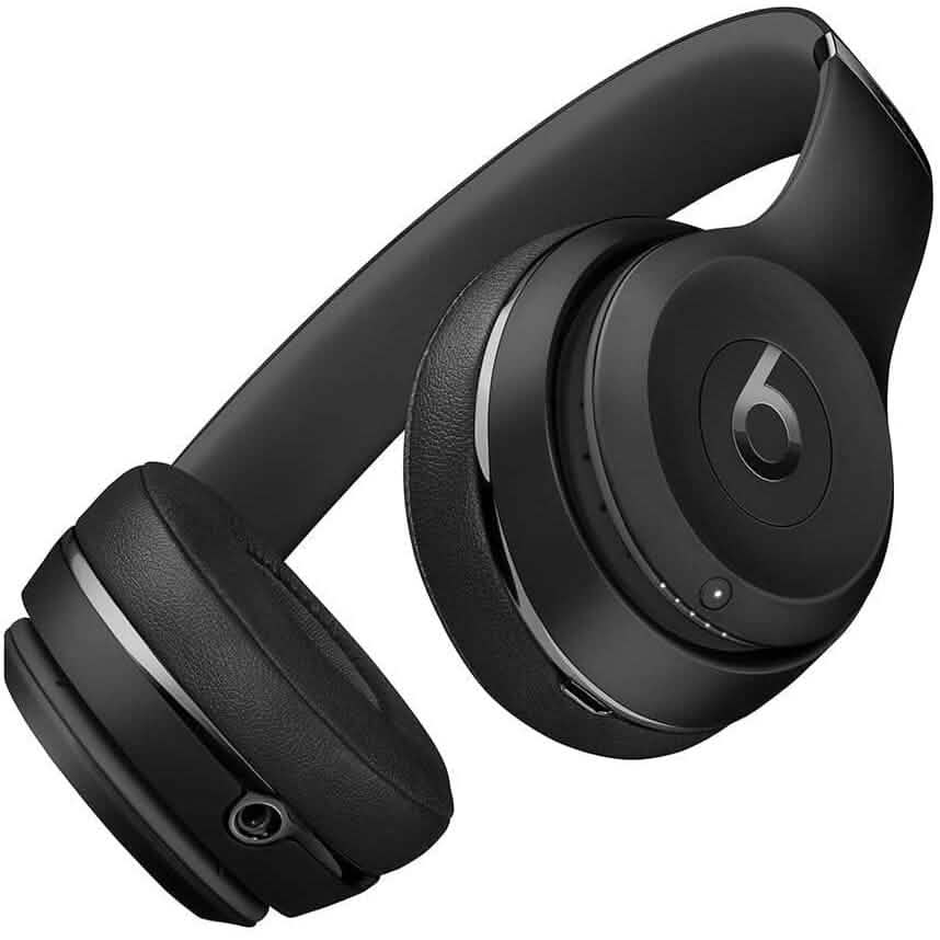 Beats Solo3 Wireless On-Ear Headphones - Black  (Refurbished) DailySale