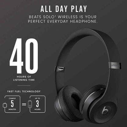 Beats Solo3 Wireless On-Ear Headphones  (Refurbished) DailySale