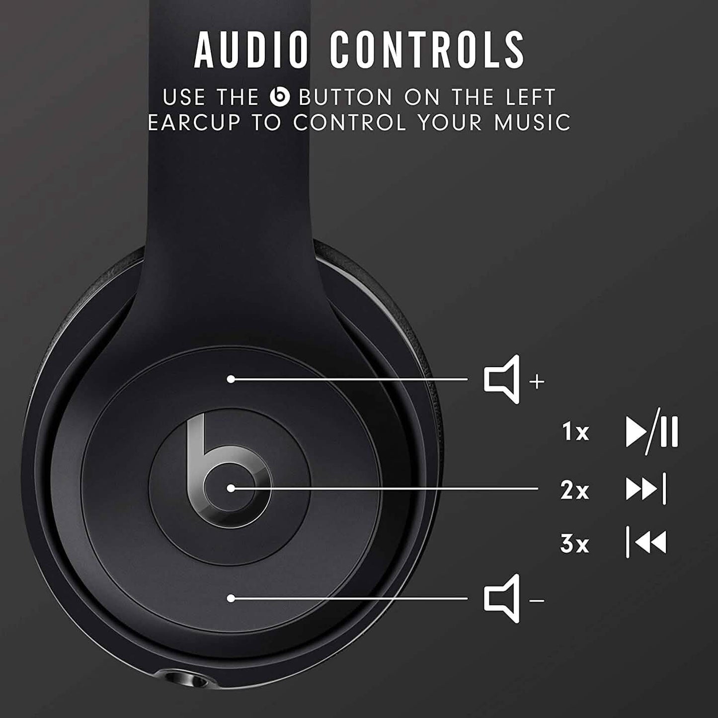 Beats Solo3 Wireless On-Ear Headphones  (Refurbished) DailySale