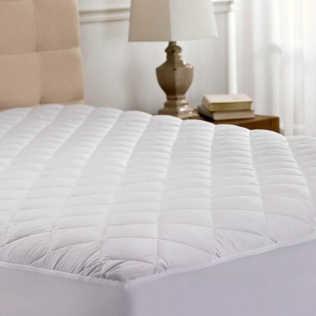 Beauty Sleep Ultra Soft Quilted Mattress Pad Protector Hypoallergenic - Assorted Sizes DailySale