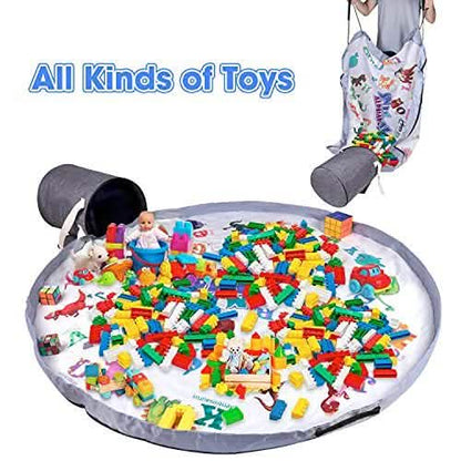 BebiQ Toy Organizers and Storage Baskets with Large Baby Play Mat DailySale