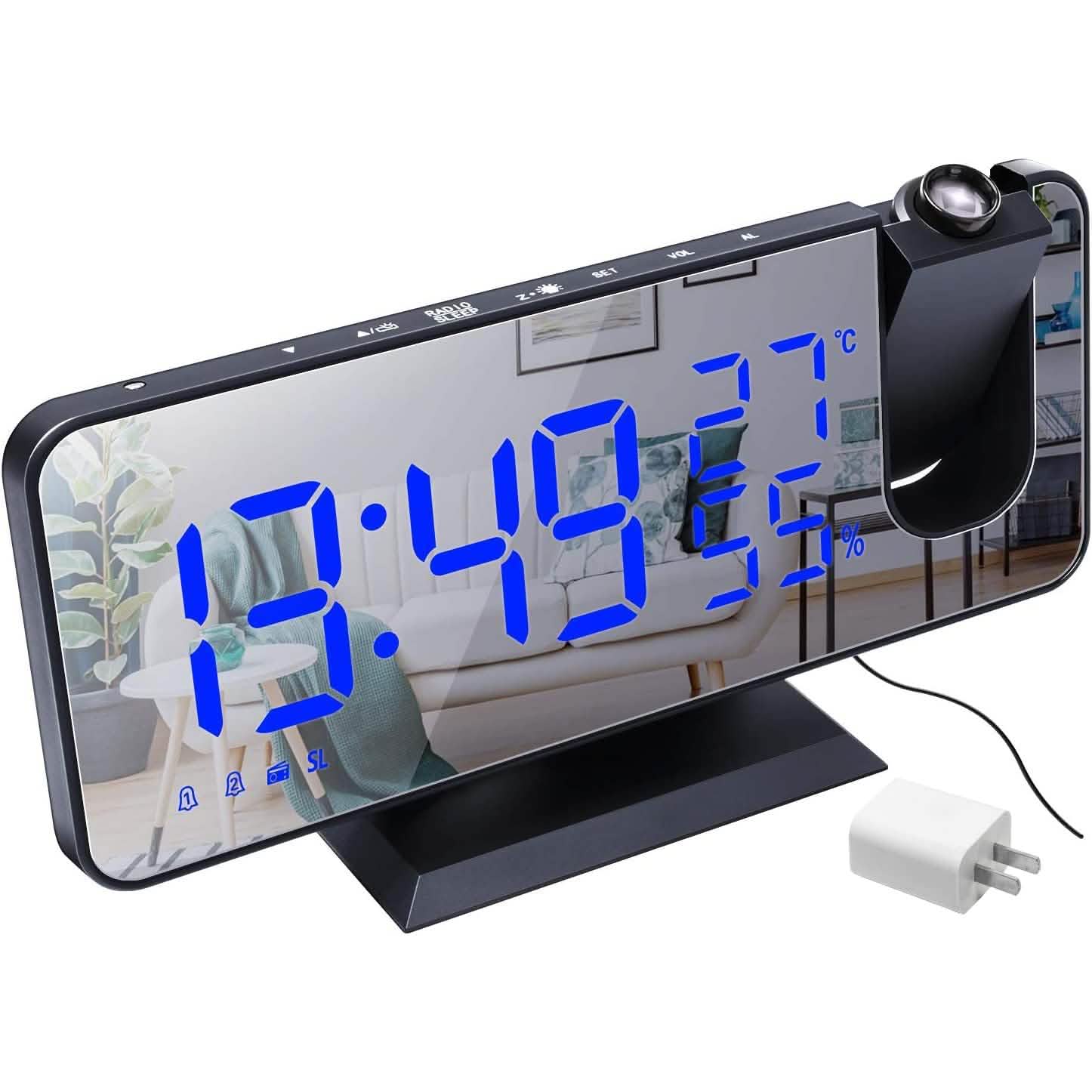 Bedroom Projection Digital Alarm Clock DailySale