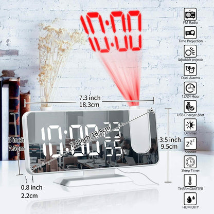 Bedroom Projection Digital Alarm Clock DailySale