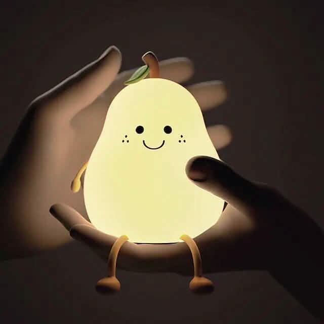 Bedroom Sleeping Bedside Tap Light LED Pear Shape Night Light DailySale