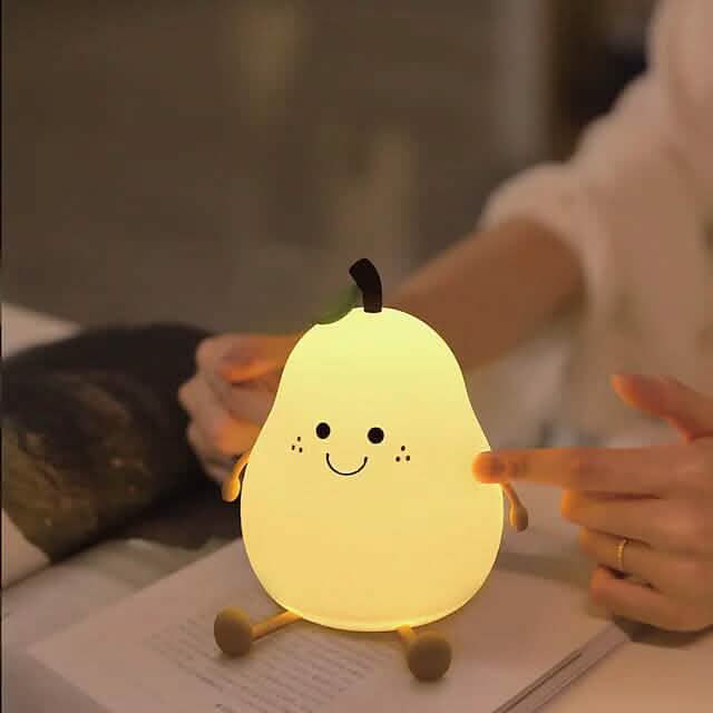 Bedroom Sleeping Bedside Tap Light LED Pear Shape Night Light DailySale