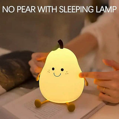 Bedroom Sleeping Bedside Tap Light LED Pear Shape Night Light DailySale