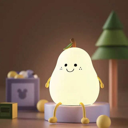 Bedroom Sleeping Bedside Tap Light LED Pear Shape Night Light DailySale