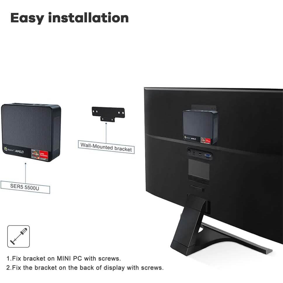 Beelink SER5 Versatile Mini PC, AMD Ryzen 5 5560U(up to 4.0GHz) 6C/12T  (Refurbished) DailySale