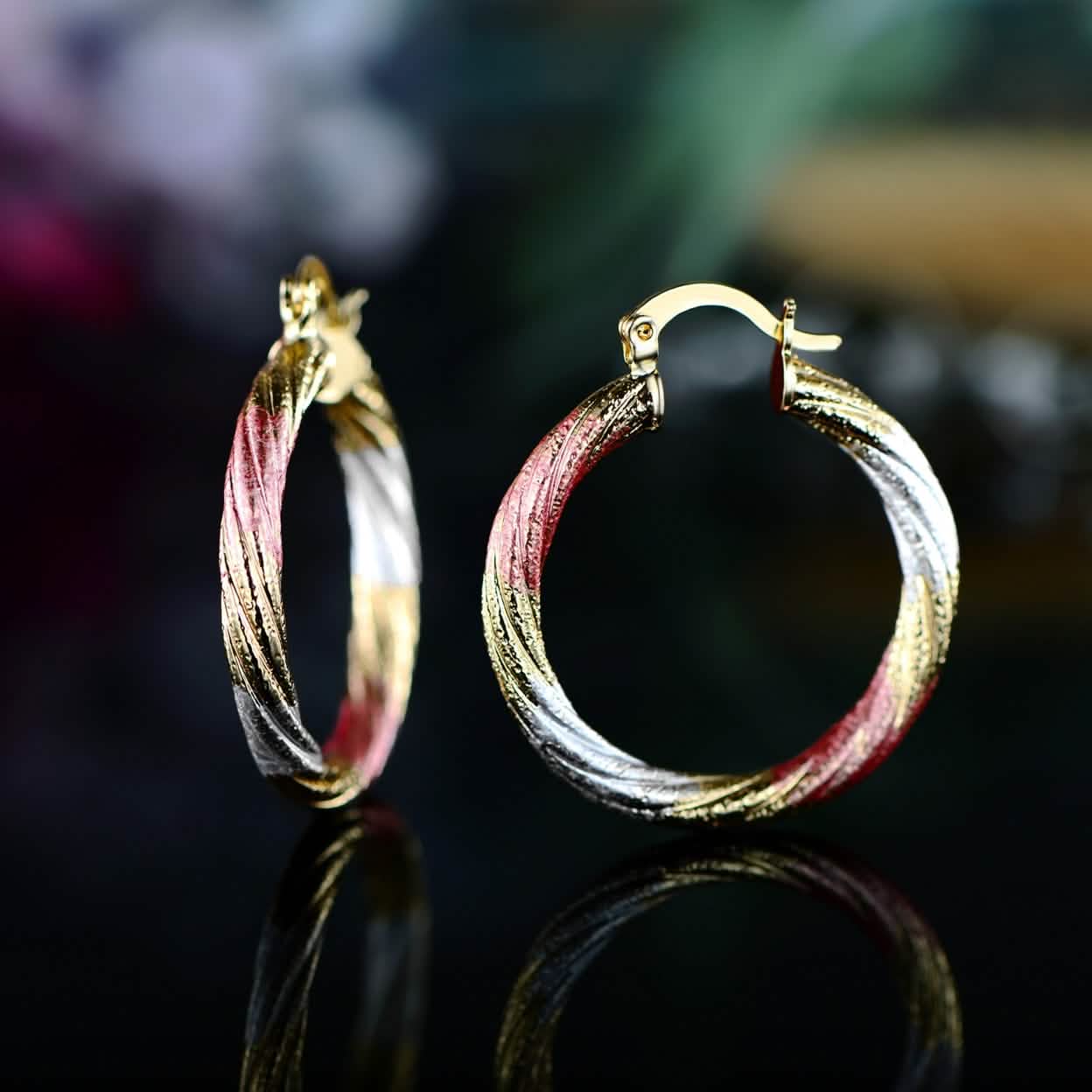 Multi Gold Hoop Earrings - Assorted Styles DailySale