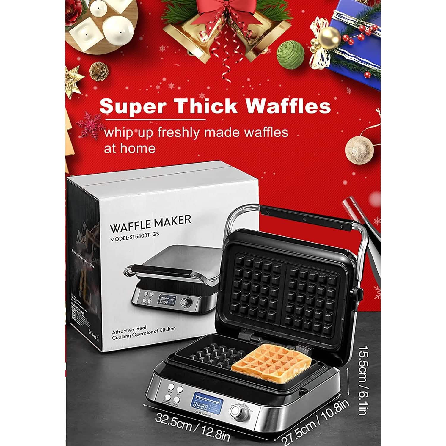Belgian Waffle Maker Iron DailySale