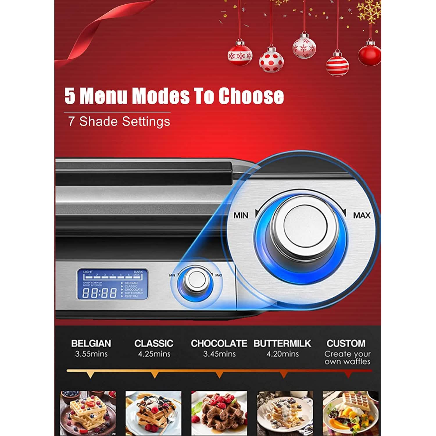 Belgian Waffle Maker Iron DailySale