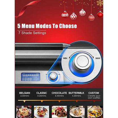 Belgian Waffle Maker Iron DailySale