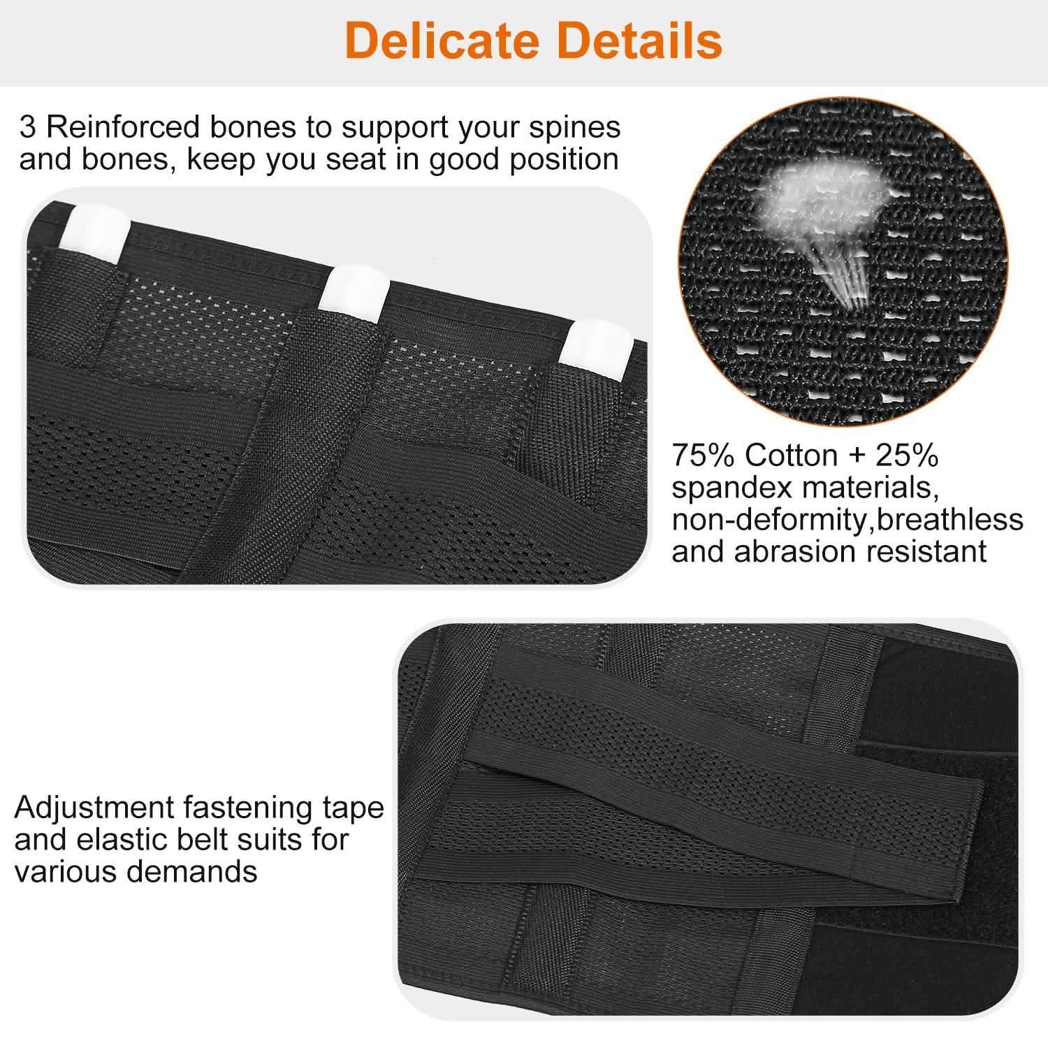 Belt Lower Back Brace Pain Relief Waist Wrap Band DailySale