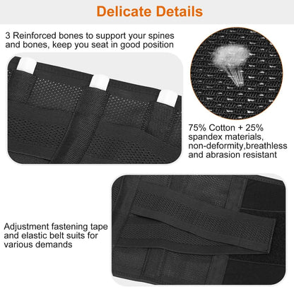 Belt Lower Back Brace Pain Relief Waist Wrap Band DailySale