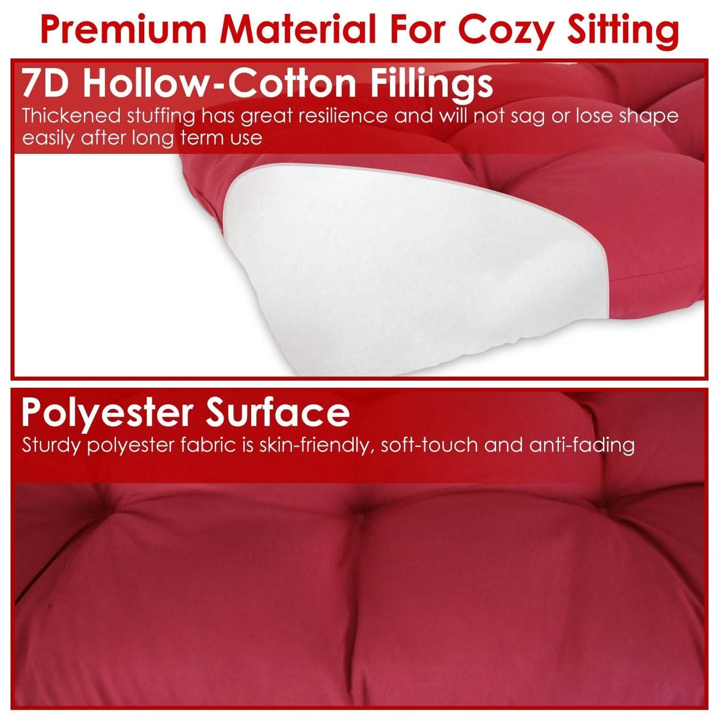 Bench Seat Cushion for Indoor Outdoor Furniture Non-Slip DailySale