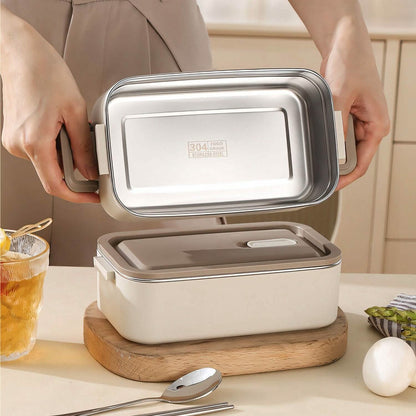 Bento Lunch Box 3 Stackable Food Container with Chopsticks and Spoon DailySale