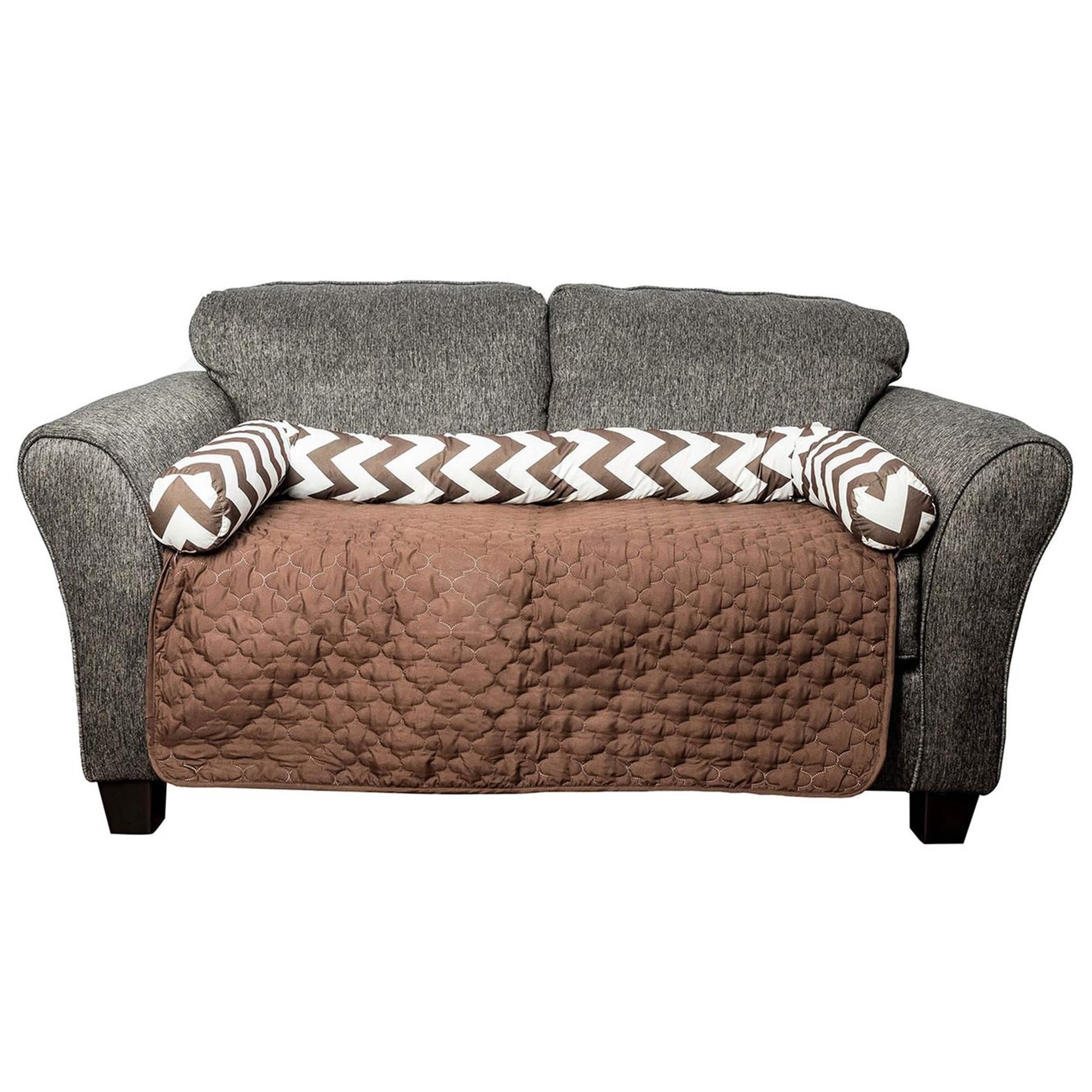 Chevron Reversible Quilted Pet Bed Chair Cover - Assorted Sizes DailySale