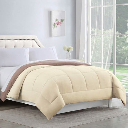 Bibb Home 2-Tone Down Alternative Reversible Comforter DailySale
