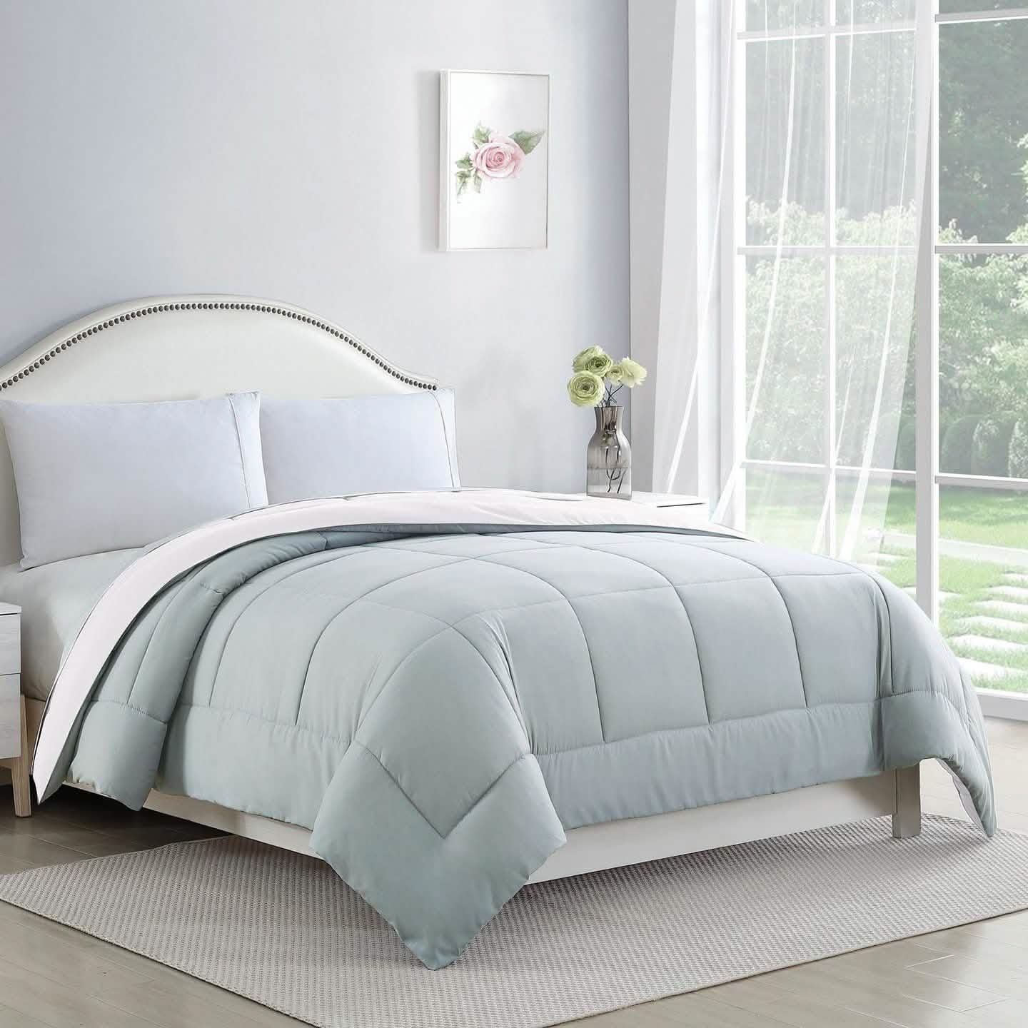 Bibb Home 2-Tone Down Alternative Reversible Comforter DailySale