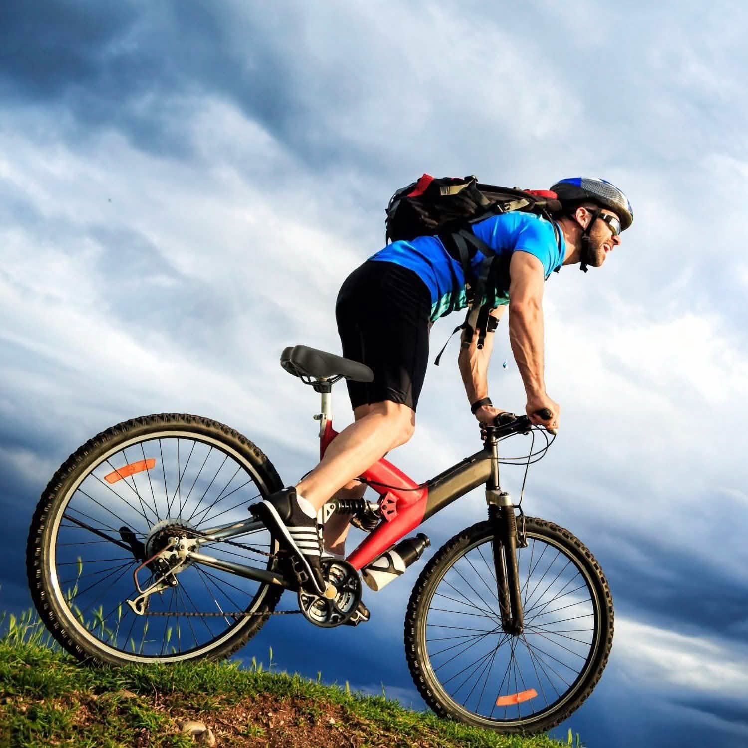 Bicycle Padded Saddle Wear Resistant Hollow Leather Seat Cushion DailySale