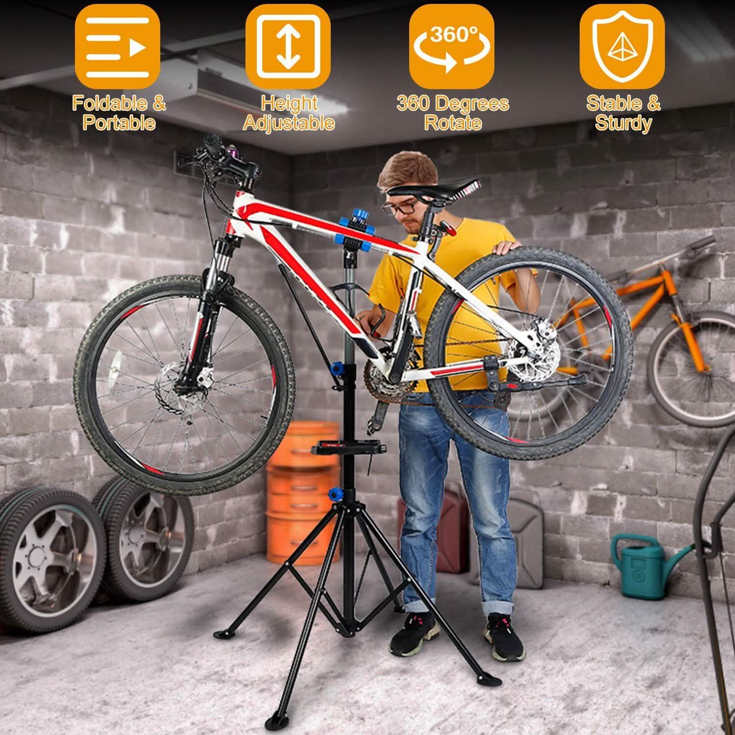 Bicycle Repair Foldable Stand Rack DailySale