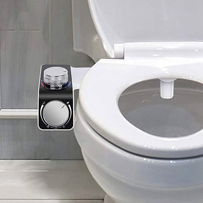 Bidet Attachment Non-Electric Fresh Water Sprayer with Self Cleaning Dual Nozzle DailySale