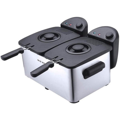 Big Boss Dual Deep Fryer 1500 Watts DailySale
