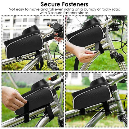 Bike Phone Front Frame Bag with Touch Screen Sun-Visor DailySale