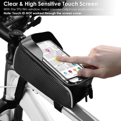 Bike Phone Front Frame Bag with Touch Screen Sun-Visor DailySale