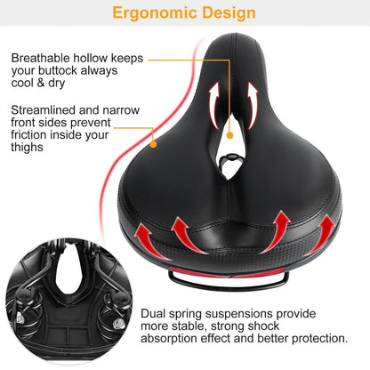 Bike Seat Water Resistant Bicycle Padded Saddle Wear DailySale