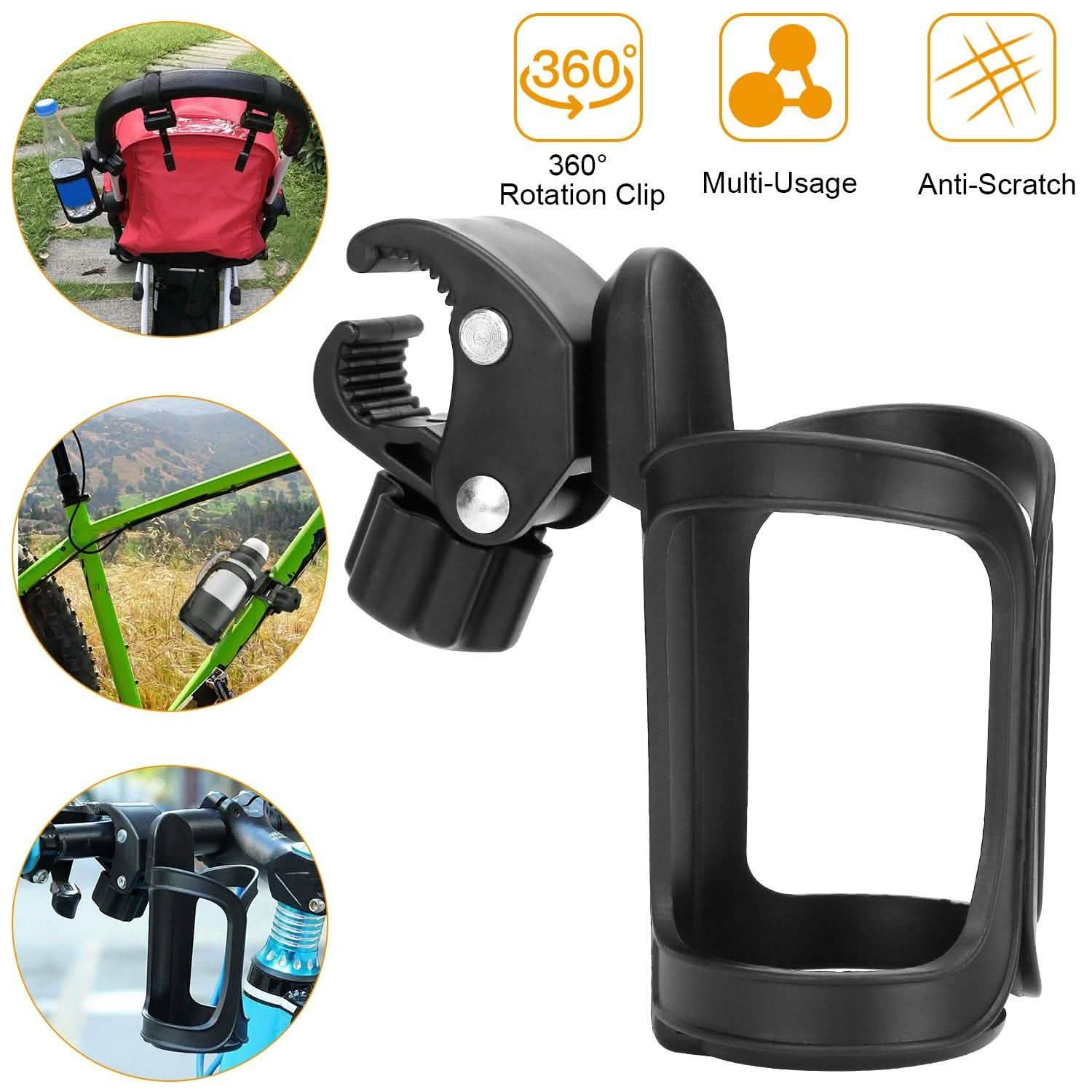 Bike Water Bottle Holder 360° Rotating Drink Cup Cage DailySale