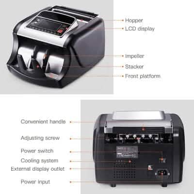 Bill Counter, UV/MG/IR Detection, Counterfeit Bill Detection - MMC01 DailySale