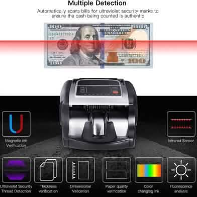Bill Counter, UV/MG/IR Detection, Counterfeit Bill Detection - MMC01 DailySale