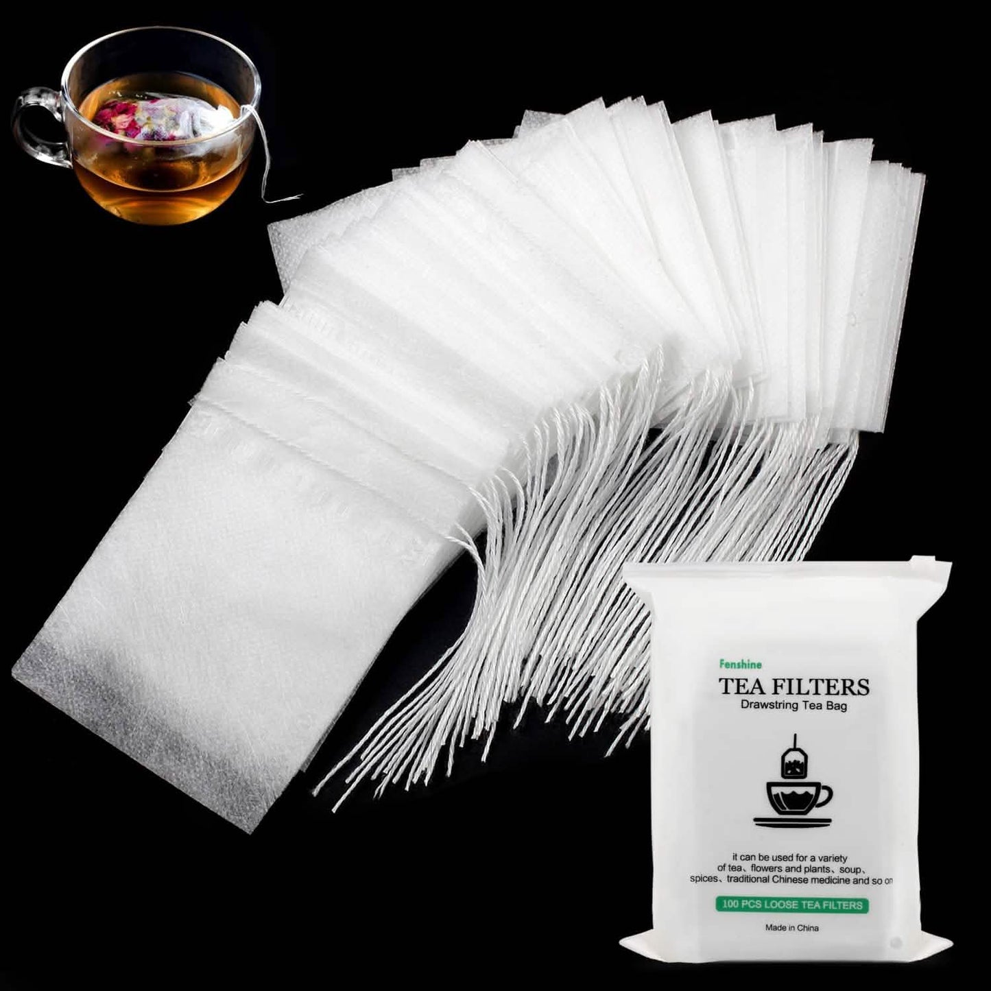 Biodegradable Tea Filter Bags DailySale