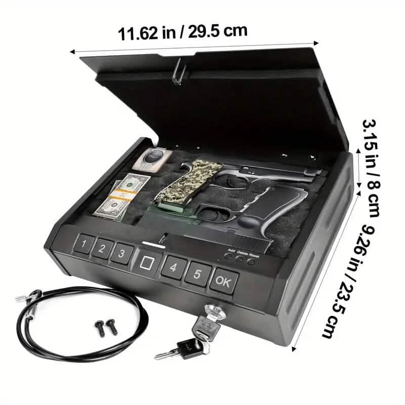 Biometric Gun Safe for Pistols DailySale