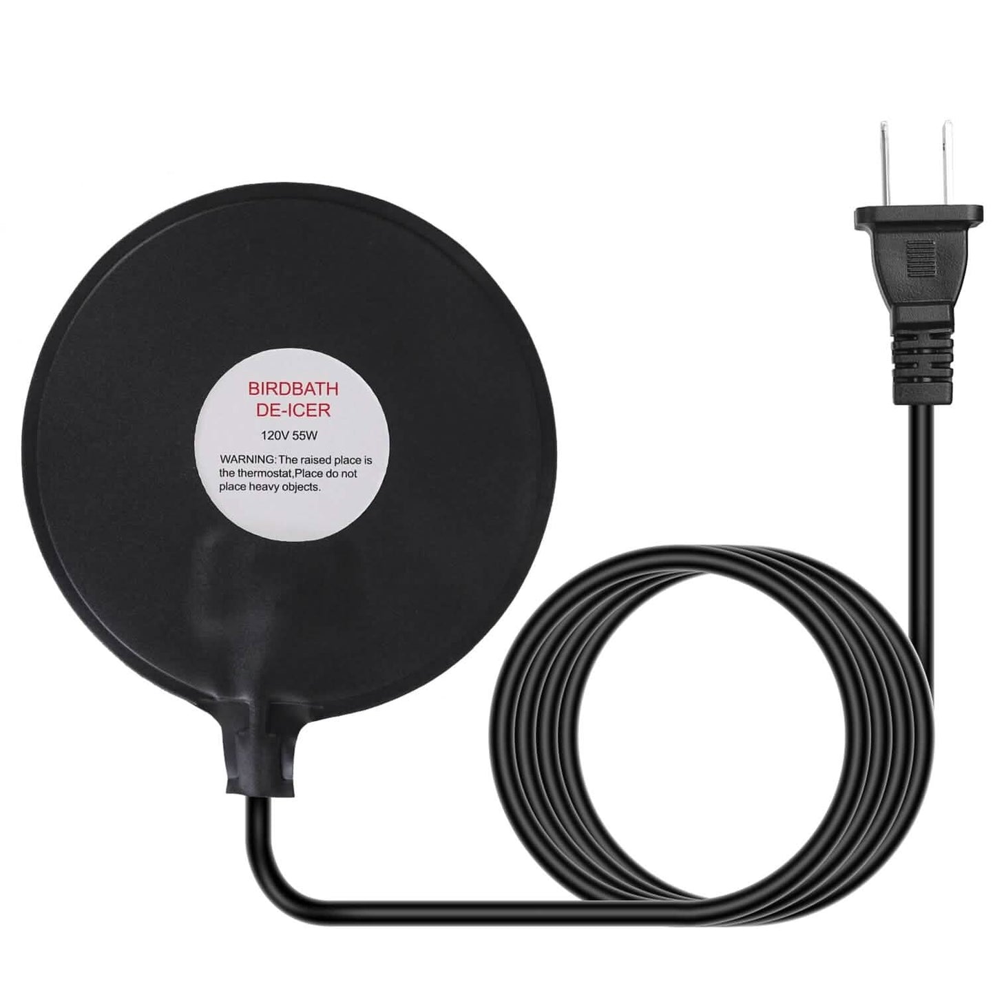 Bird Bath Deicer Outdoor Winter Water Heater Thermostatically Controlled DailySale