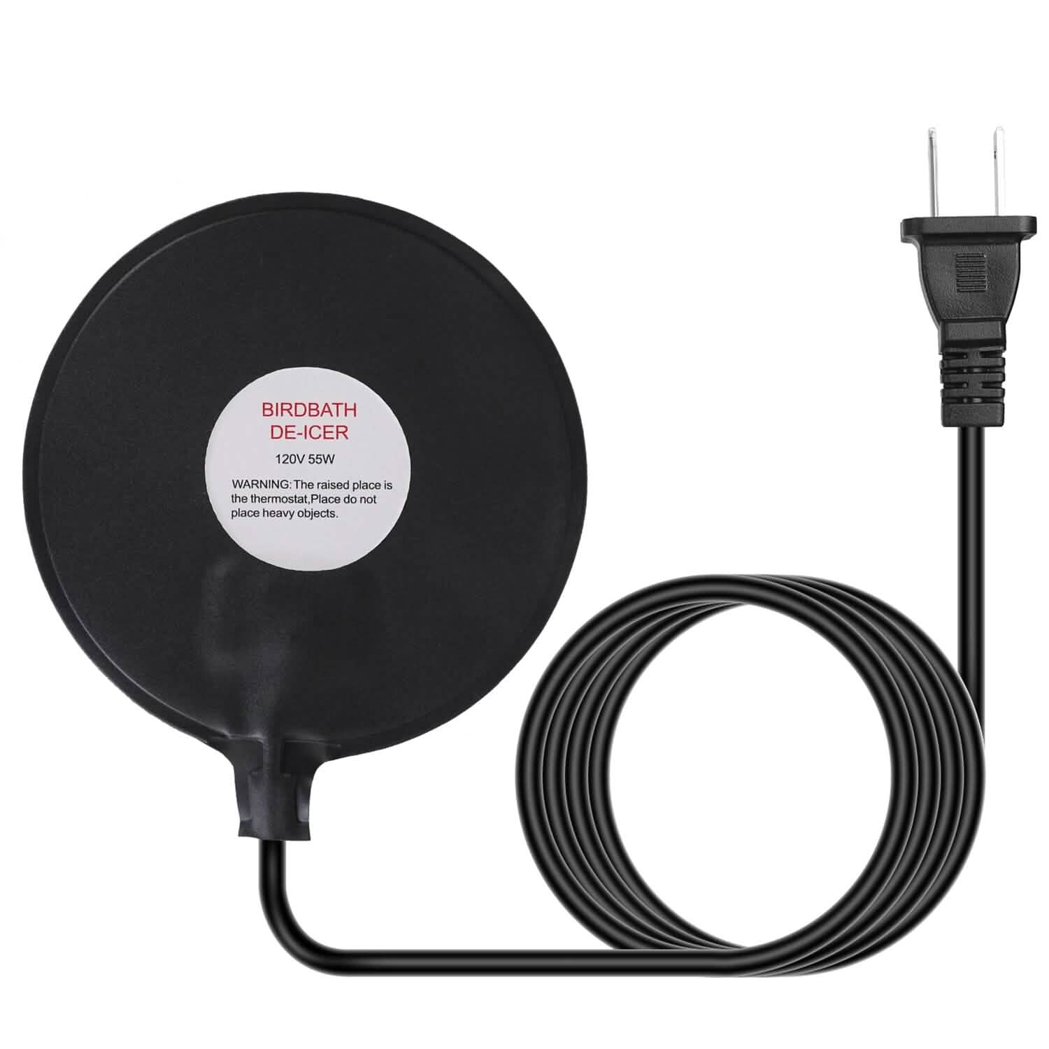 Bird Bath Deicer Outdoor Winter Water Heater Thermostatically Controlled DailySale