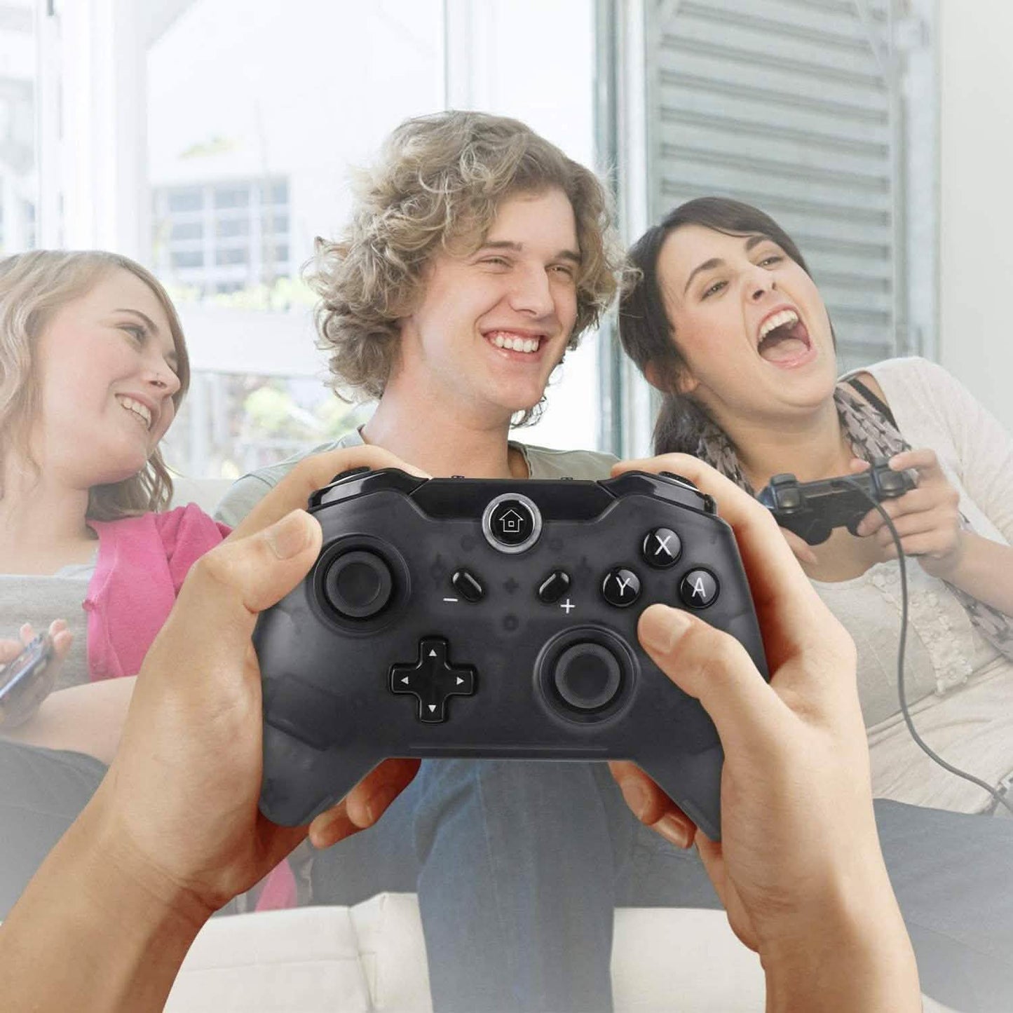 Black Bluetooth Wireless Controller for Nintendo Switch DailySale