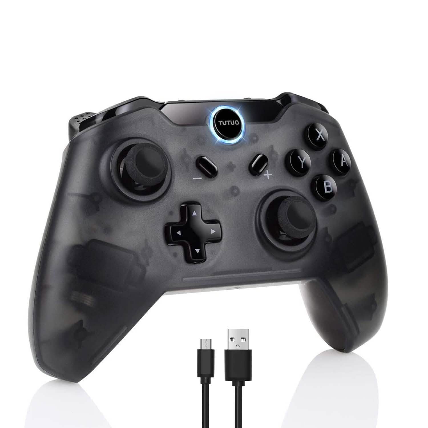 Black Bluetooth Wireless Controller for Nintendo Switch DailySale