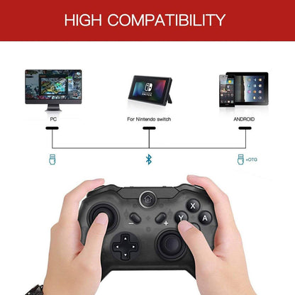 Black Bluetooth Wireless Controller for Nintendo Switch DailySale