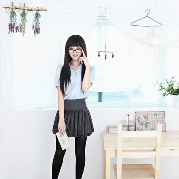 Black Long Straight Full Hair Wig Cosplay DailySale