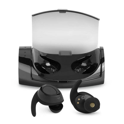 Black Mini Wireless Bluetooth Twins Earbuds Mic True Bass Stereo In-Ear TWS Earphones DailySale