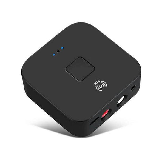 Black Wireless Bluetooth Receiver 5.0 aptX LL RCA NFC 3.5mm Jack Aux Audio Adapter DailySale