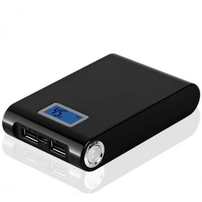12,000mAh Safe External Battery PowerBank and Flashlight DailySale