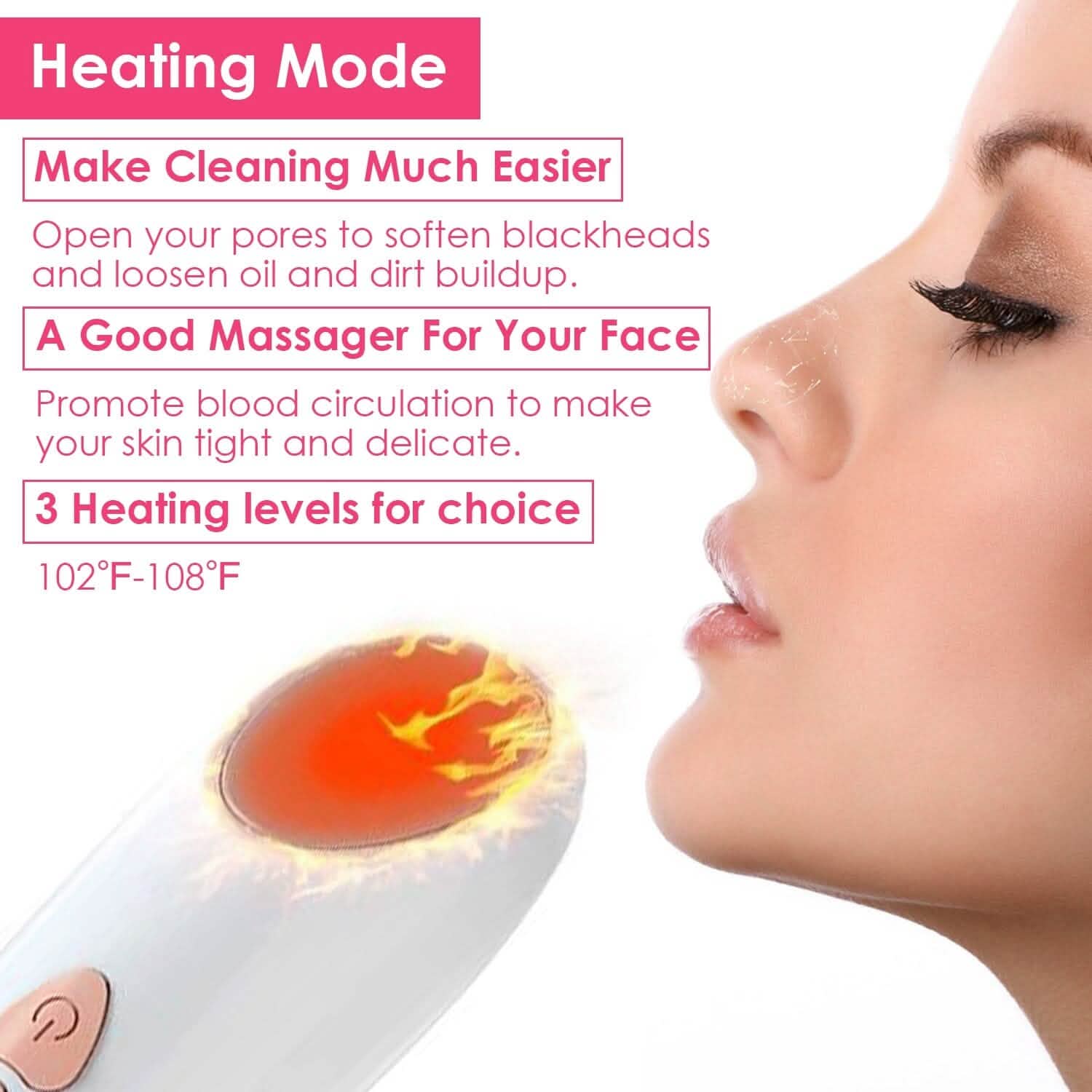 Blackhead Vacuum Remover Electric Blackhead Comedone Extractor DailySale