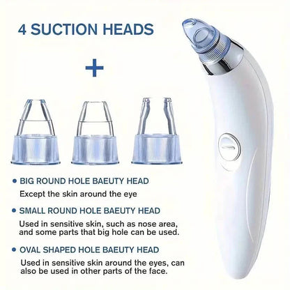 Blackhead Vacuum Remover, Powerful Portable Facial Pore Cleaner With 4 Probes DailySale