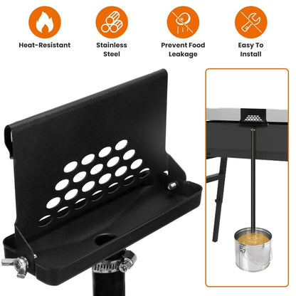 Blackstone Griddle Grease Catcher with  Heat Resistant Hose Stainless Steel DailySale
