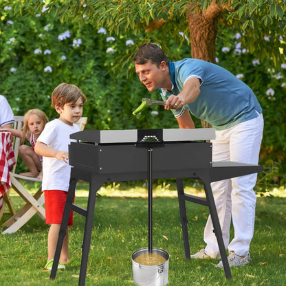 Blackstone Griddle Grease Catcher with  Heat Resistant Hose Stainless Steel DailySale