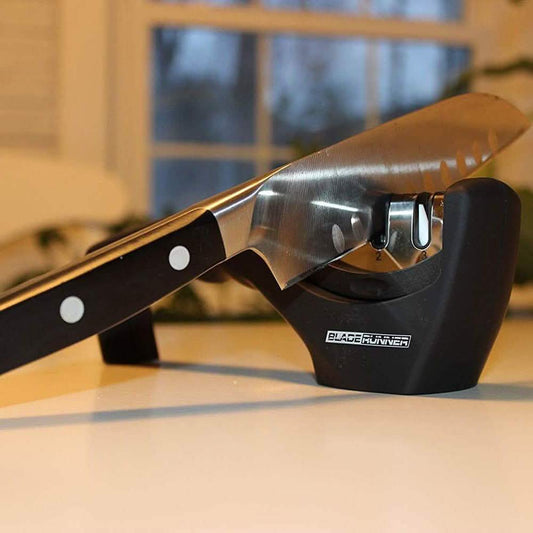 Bladerunner Kitchen Knife Sharpener - Fast Precision 3 Step Sharpening System DailySale