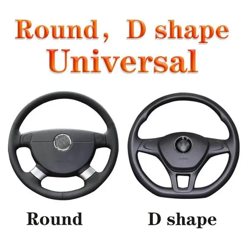 Bling Soft Leather Car Steering Wheel Cover Non-Slip Heat And Cold Protector DailySale
